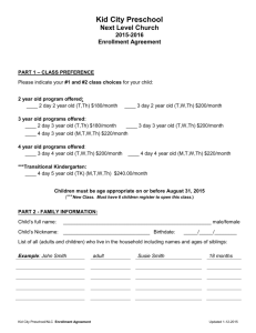 Enrollment Agreement