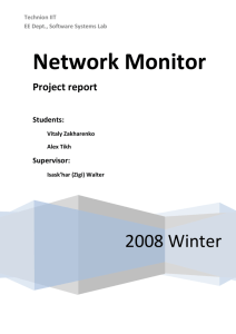 Network Monitor Project - Networked Software Systems Laboratory