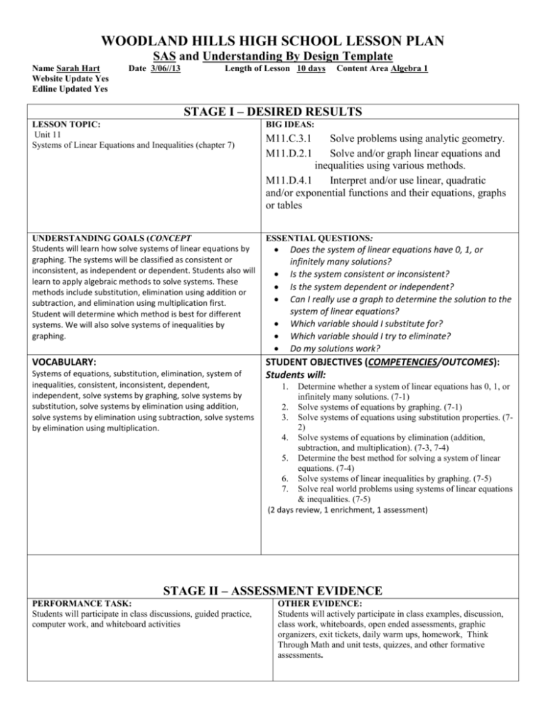 Fairless Elementary School Lesson Plan