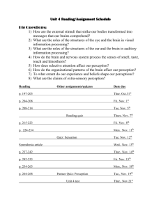 Unit 3 Reading/Assignment Schedule