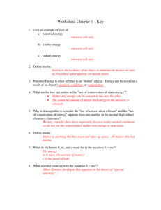Worksheet Chapter 1 - Tri-Valley Local School District