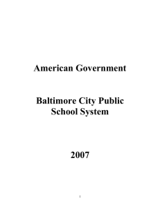 American Government - Office 365@ Baltimore City Schools