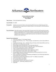 Arkansas Northeastern College Associate Degree Nursing Course