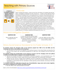 Immigration (can also be used for Sections 8.12 & 11.2)