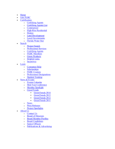 What's Happening - Florida Green Building