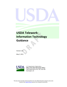 USDA IT Guidance - Mobile Work Exchange