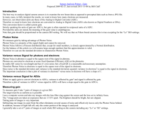 Sensor Analysis Primer - Gain