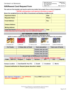 Gift/Reward Card Request Form