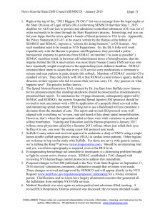 Jan 2015 - Saratoga County EMS Council