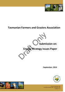 Microsoft Word - TFGA Submission_Tas Gov_Energy Issues Paper