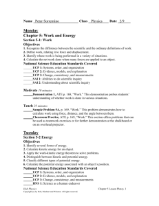 Section 5-2 Energy