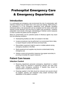 Prehospital Emergency Care & Emergency Department