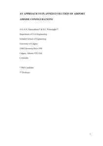 introduction to evolution of airport runway configurations