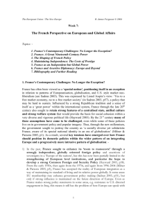 7. The French Perspective on European and Global Affairs (2004)