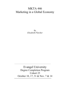 Marketing in a Global Economy