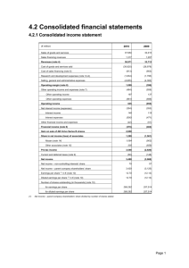 4.2 Consolidated financial statements - Info