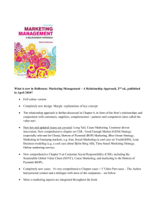 What is new in the 2nd edition of Marketing Management?
