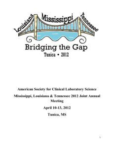 American Society for Clinical Laboratory Science Mississippi