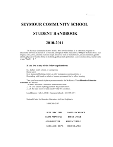 opening statement - Seymour School District