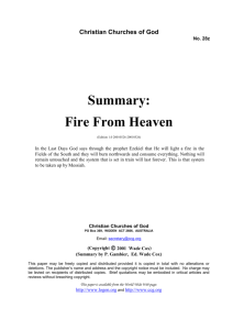 Summary: Fire From Heaven (No. 28z)