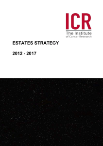 ICR Estates Strategy 2012 - 2017