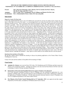 19/10/11 - Chiddingstone Parish Council