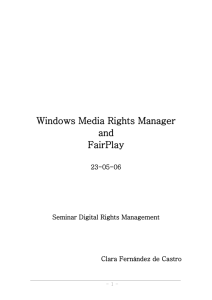 Windows Media Rights Manager