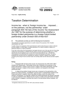 Examples - Robert Gordon Tax