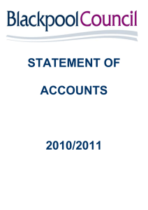 Statement of Accounts - Blackpool Borough Council