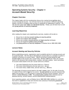 Operating Systems Security - Chapter 2
