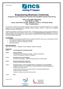 Empowering Business Continuity