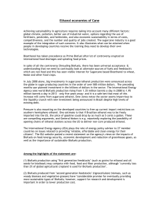 Ethanol economies of Cane - HEDON Household Energy Network