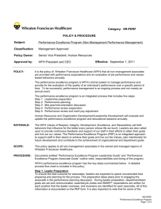 policy & procedure - Wheaton Franciscan Healthcare Human