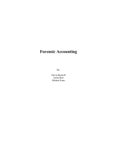 Forensic Accounting - Student Web Server