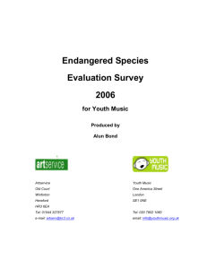 Endangered Species Programme Evaluation 2005/6