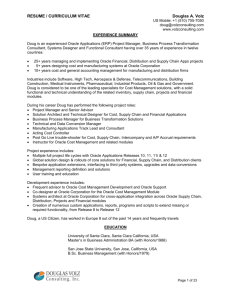 CV/Resume template - Douglas Volz Consulting