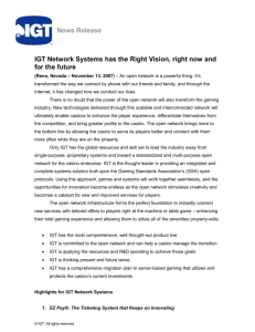 Network Systems for G2E