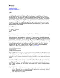 Deb's  resume - Deb Hester & Associates