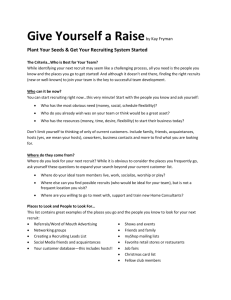 Give Yourself a Raise. It's Easier Than You Think
