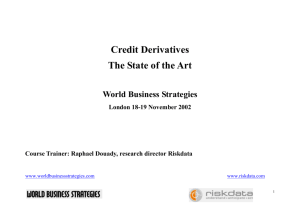 Credit Derivative Pricing