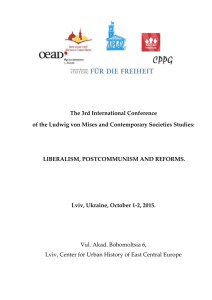 The 3rd International Conference of the Ludwig von Mises and