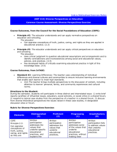 Common Course Assessment