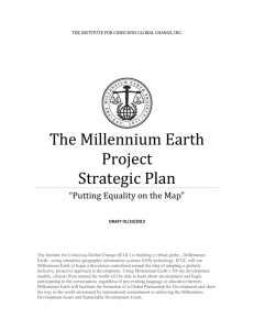 Millennium Earth Project Strategic Plan