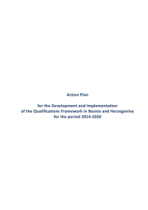 Action Plan for the Development and Implementation of the