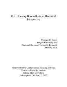 U.S. Housing Boom-Busts in Historical