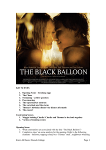 The Black Balloon - Key Scenes - Association of Independent