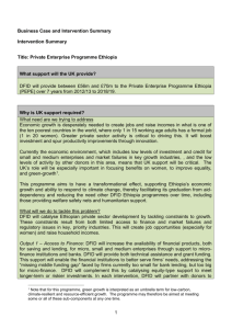 Title: Private Enterprise Programme Ethiopia