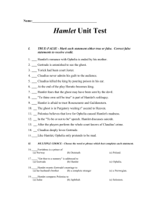 Hamlet Test - pruynespring2011
