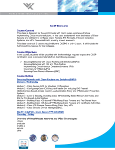 CCSP Bootcamp