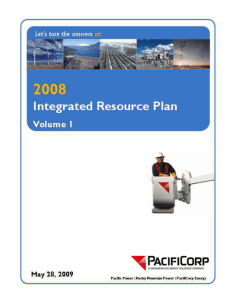 2008 Integrated Resource Plan, Clean